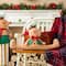 Glitzhome® 27.5" Christmas Fabric Gingerbread Man Doorstop
